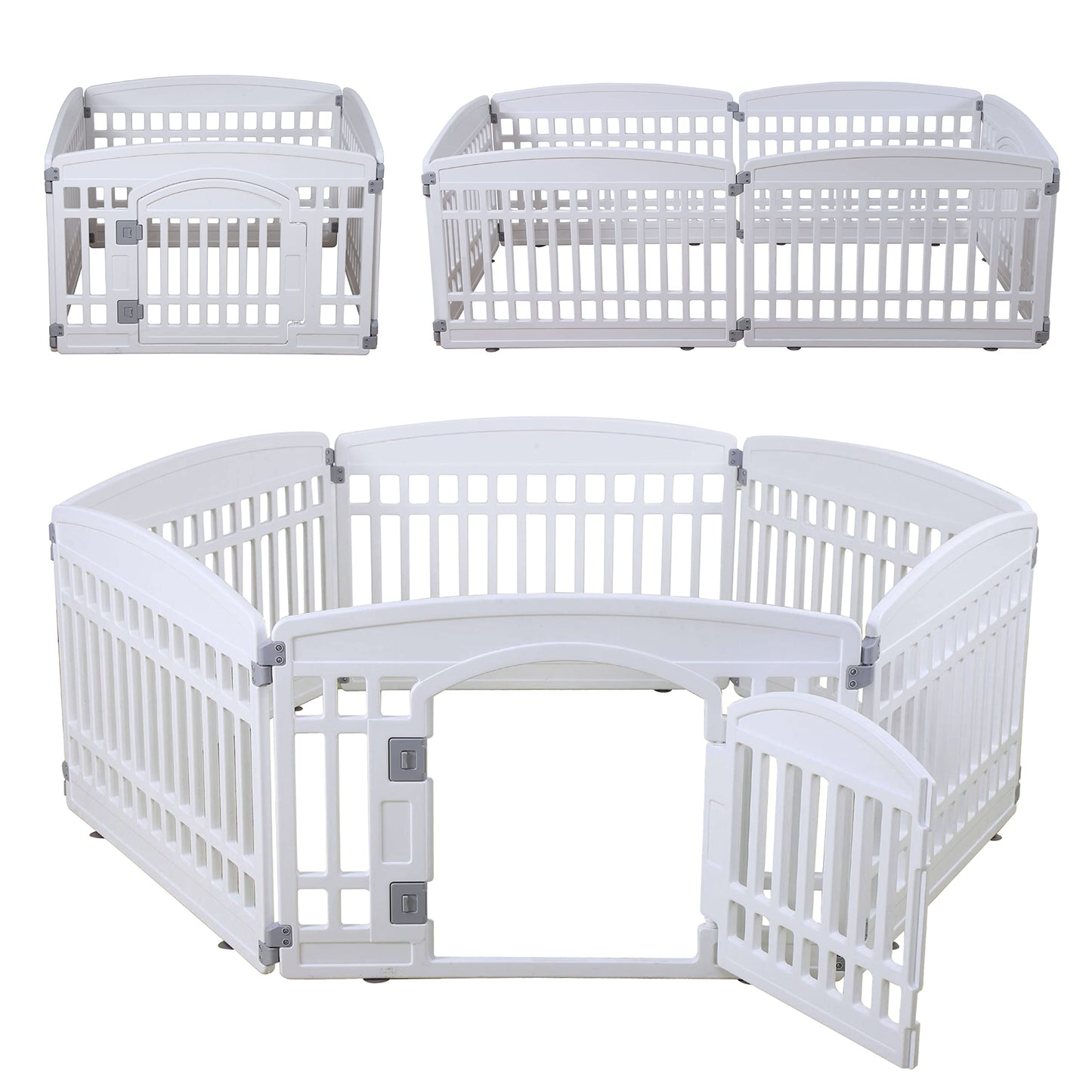 Pet Exercise Playpen 6-Panel Indoor/Outdoor Puppy Cage