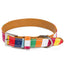 Colorful Striped Pet Collar - Pet Supplies