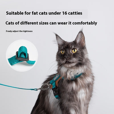 Cat Chest Back Haulage Rope Package I-shaped Vest Chest Back Pet Supplies