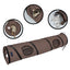PetLike Cat Tunnel for Indoor Cats Collapsible Pop-up Pet Tube Peek Hole Hideaway Play Toys for Cats with Ball