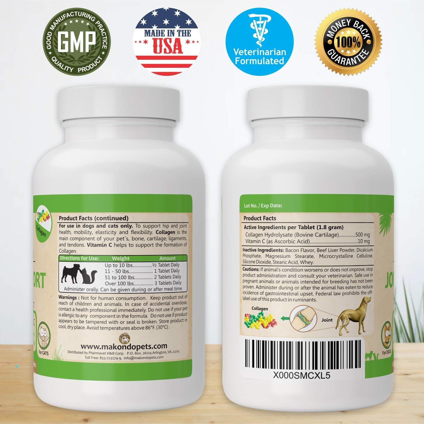 FlexiChew Joint & Vitamin C Supplement for Pets 60 Tablets