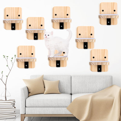 CroBlissful Cat Wall Steps - 8 Pk