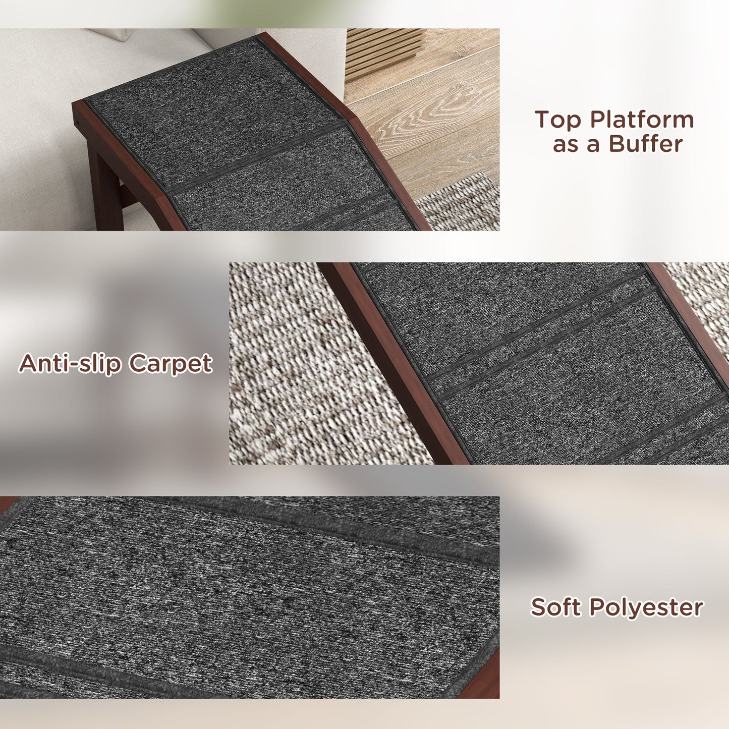 SafeStep Canine Ramp with Carpet & Platform