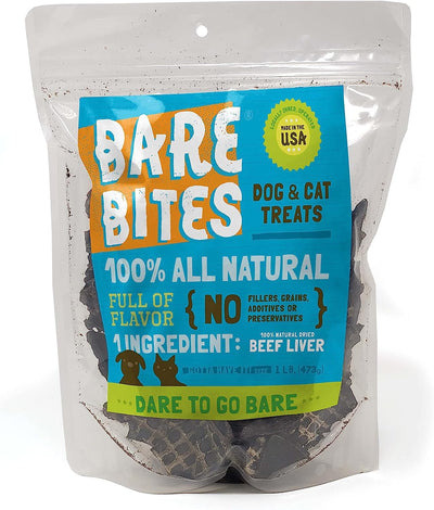 Pure Paws Beef Liver Snacks 1lb - All Natural