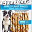 Westminster Pet Products Ruffin It ChompEms Triple Flavor Twist Chicken Bacon & Beefhide Snack 5.4 Oz