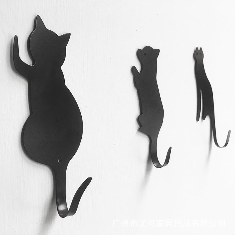 Charming Cat Metal Hooks