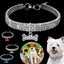 Sparkle Gem Dog Collar Set