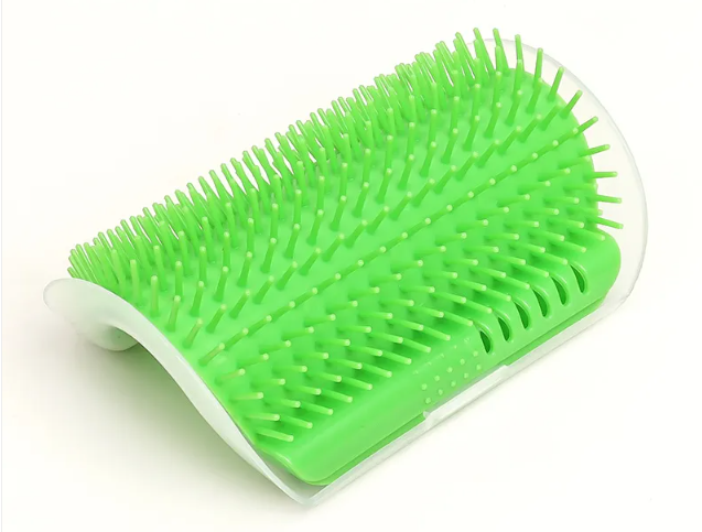 Corner Cat Scratcher & Massage Brush