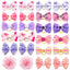 REDANHA 24PCS Dog Hair Bows Cute Small Bowknot with Rubber Bands for Puppy Handmade Hair Accessories with Rhinestone Pearls Bow Pet Grooming Products