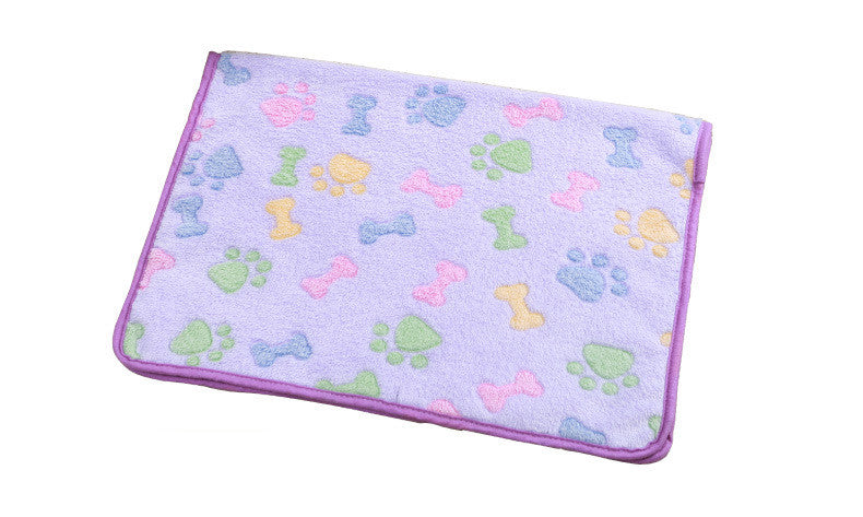 Soft Coral Fleece Pet Blanket
