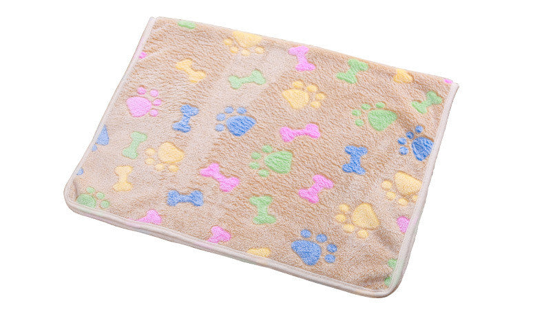 Soft Coral Fleece Pet Blanket