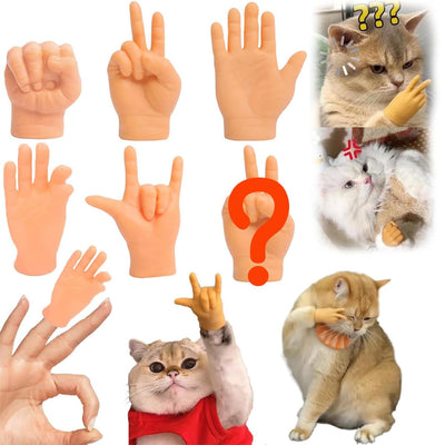 Cat Play Mini Human Hands 6-Pack