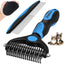 3-Piece Complete Pet Grooming Set | Deshedding & Bathing Tools for Dogs and Cats
