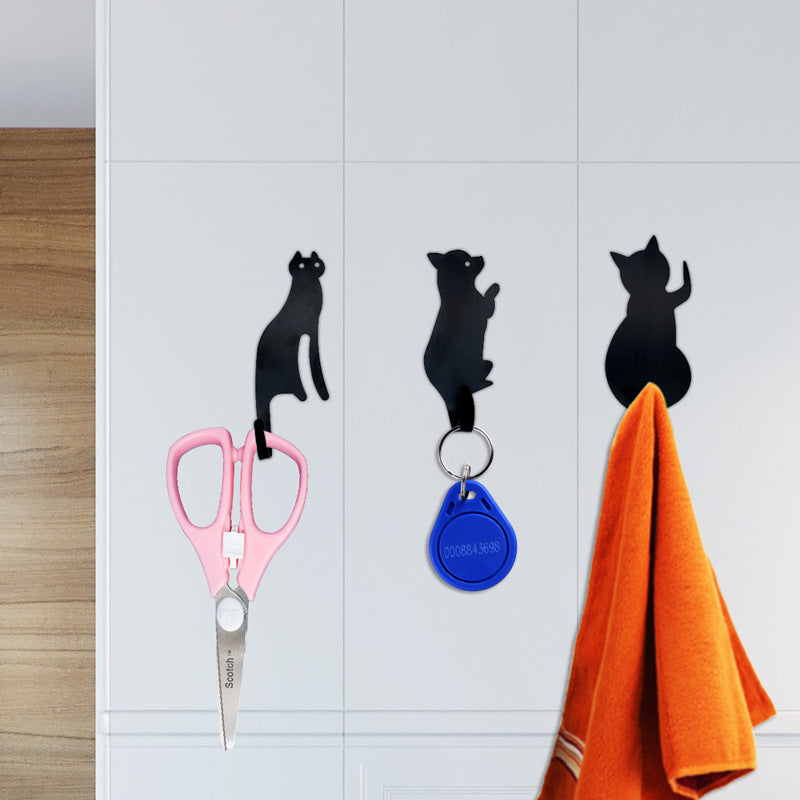 Charming Cat Metal Hooks