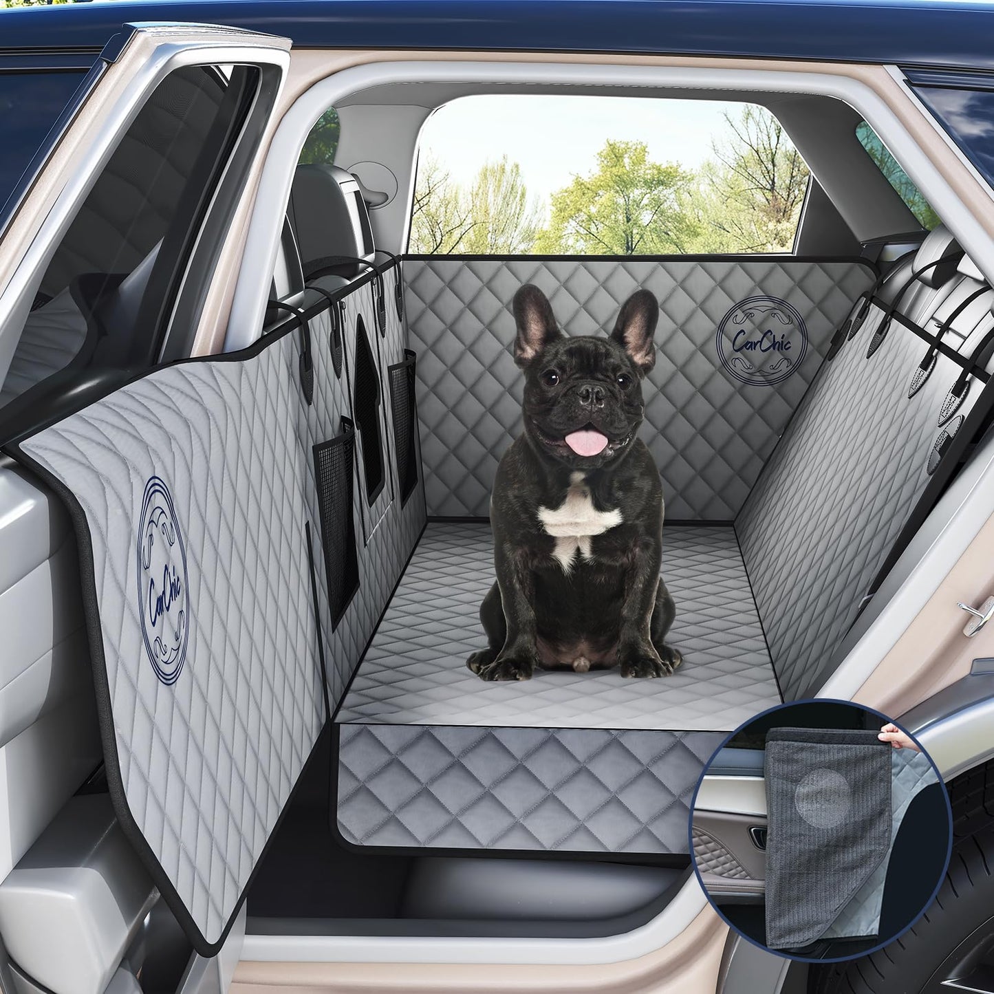 CarChic SUV & Truck Dog Seat Cover with Door Guard