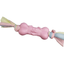TPR Dog Bone Cotton Cloth Strips for Teeth Relief