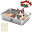 Sturdy Metal Kitty Litter Tray
