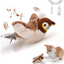 USB Rechargeable Interactive Flapping Bird Cat Toy