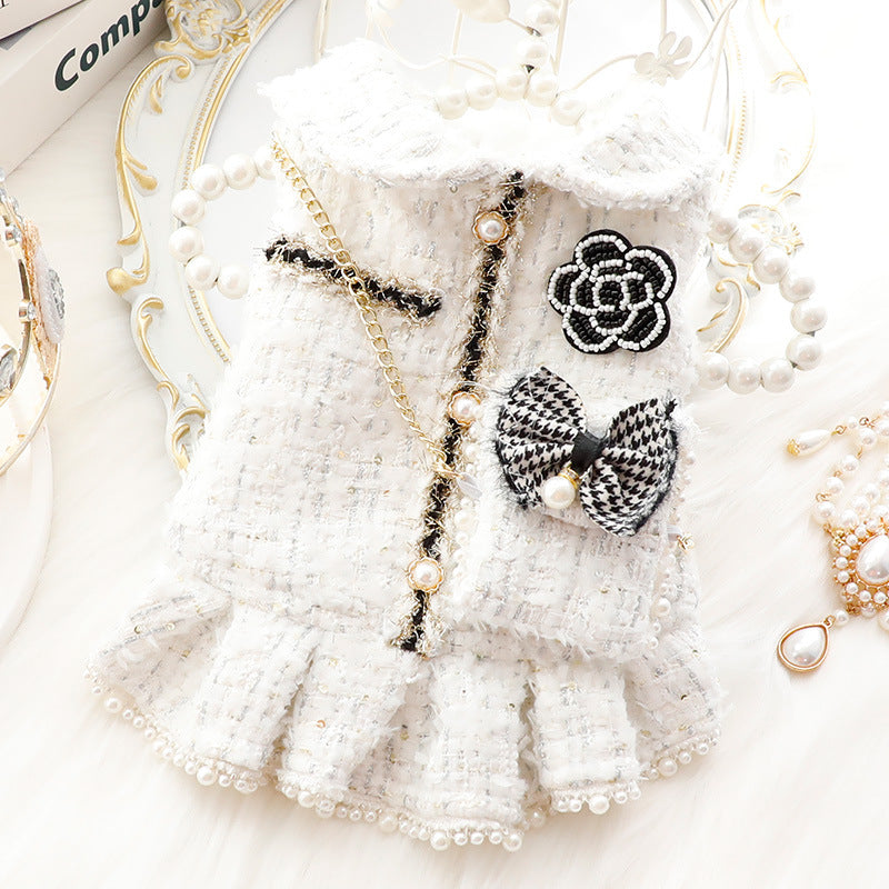 Pearl Accent Pet Princess Skirt