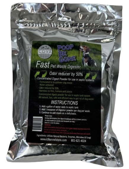 Poo-Free Zone Dog Waste Neutralizer Powder, Annual Pack