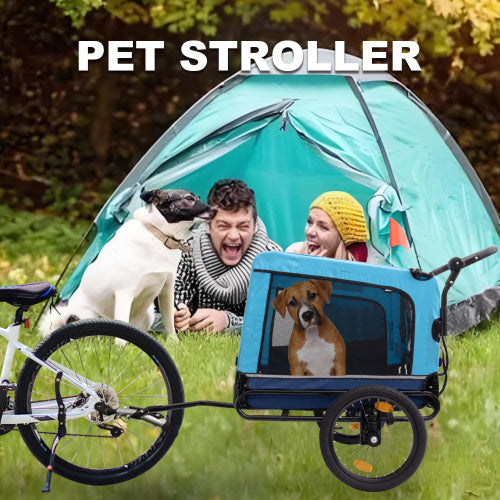 All-Terrain Pet Stroller and Bike Trailer