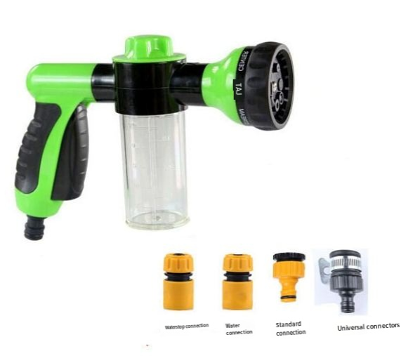 Outdoor Pet Shower Sprayer & Grooming Brush