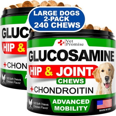 Canine Hip & Joint Health Chews – 240 Count