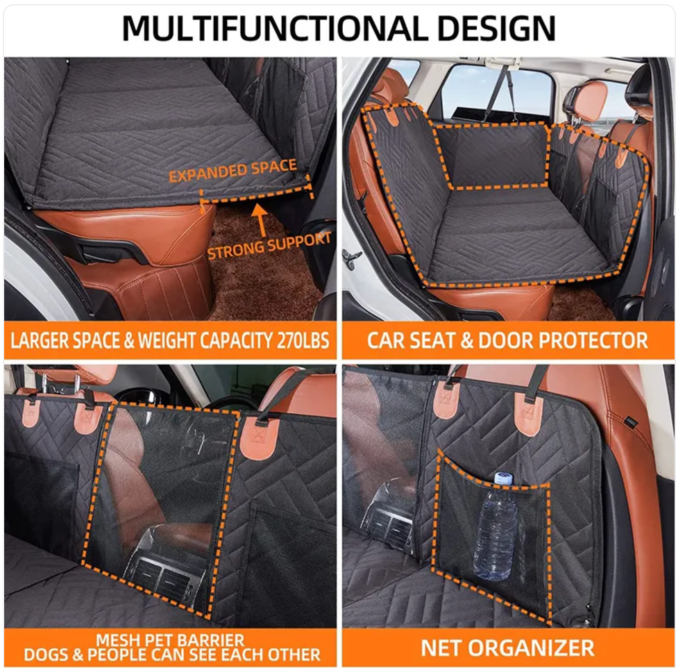 Sturdy Waterproof Dog Car Seat