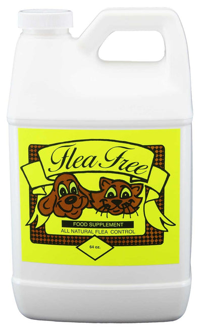 Flea-Free Pure Organic Food Supplement and Natural Pet Products  64 Ounce