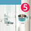 Stainless Steel Hanging Cat Water Bowl