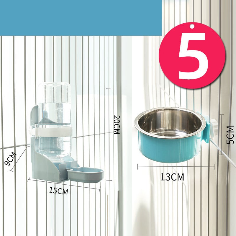 Stainless Steel Hanging Cat Water Bowl