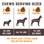 Soothing Hemp & Valerian Dog Chews - Peanut Butter Flavor