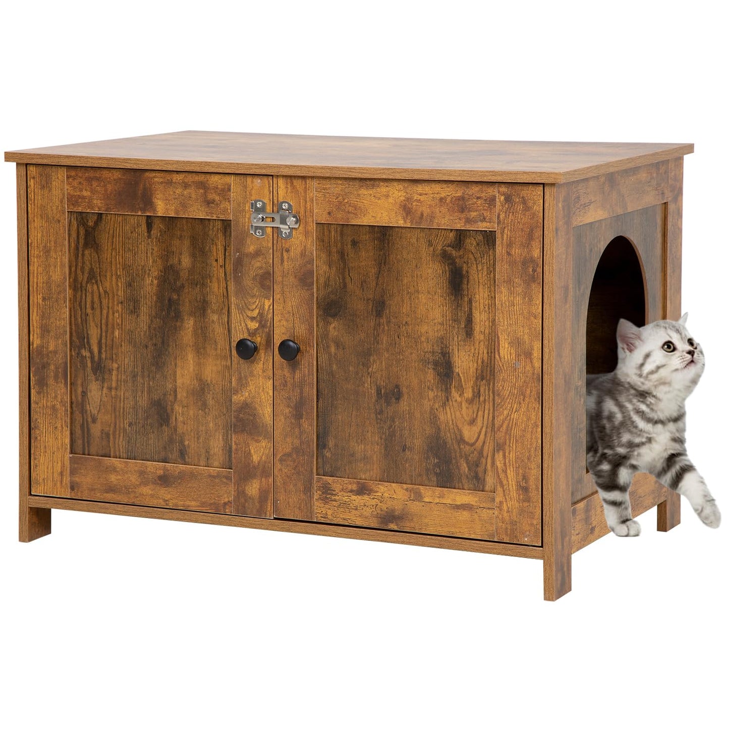 BestPet Cat Litter Box Concealer and Storage