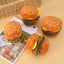 Chewable Hamburger Plush for Dogs - With Sound
