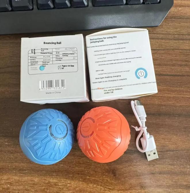 Luminous Bounce Ball - Interactive Dog Toy