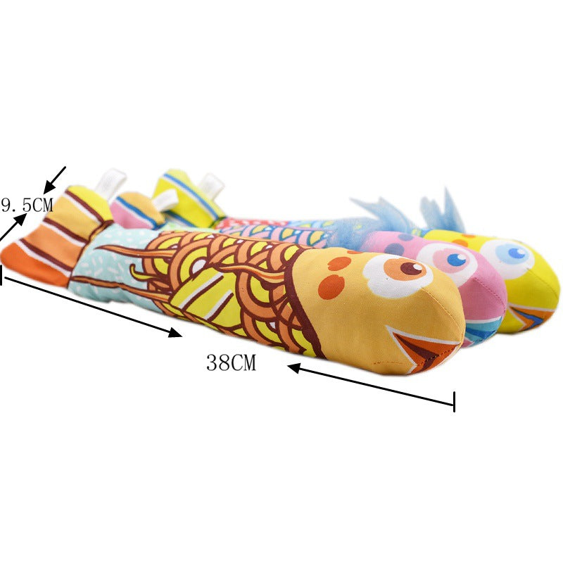 New Catnip Fish Toy with Crinkle Sound for Cats