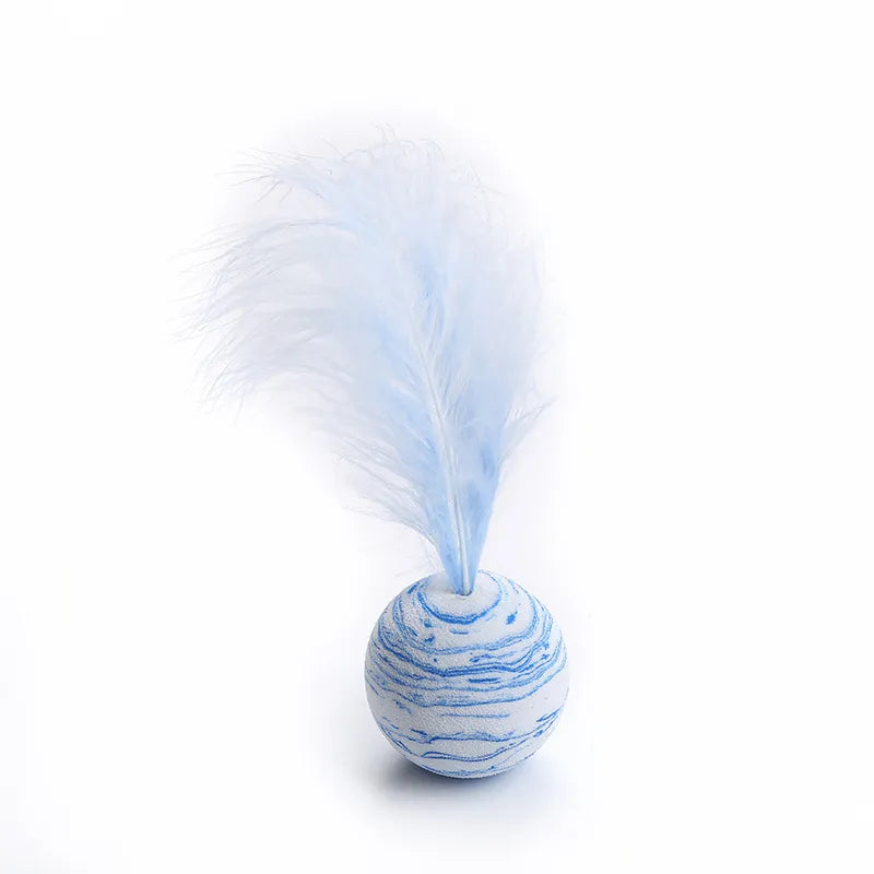 Cosmic Feather Play Ball for Cats