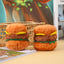 Chewable Hamburger Plush for Dogs - With Sound