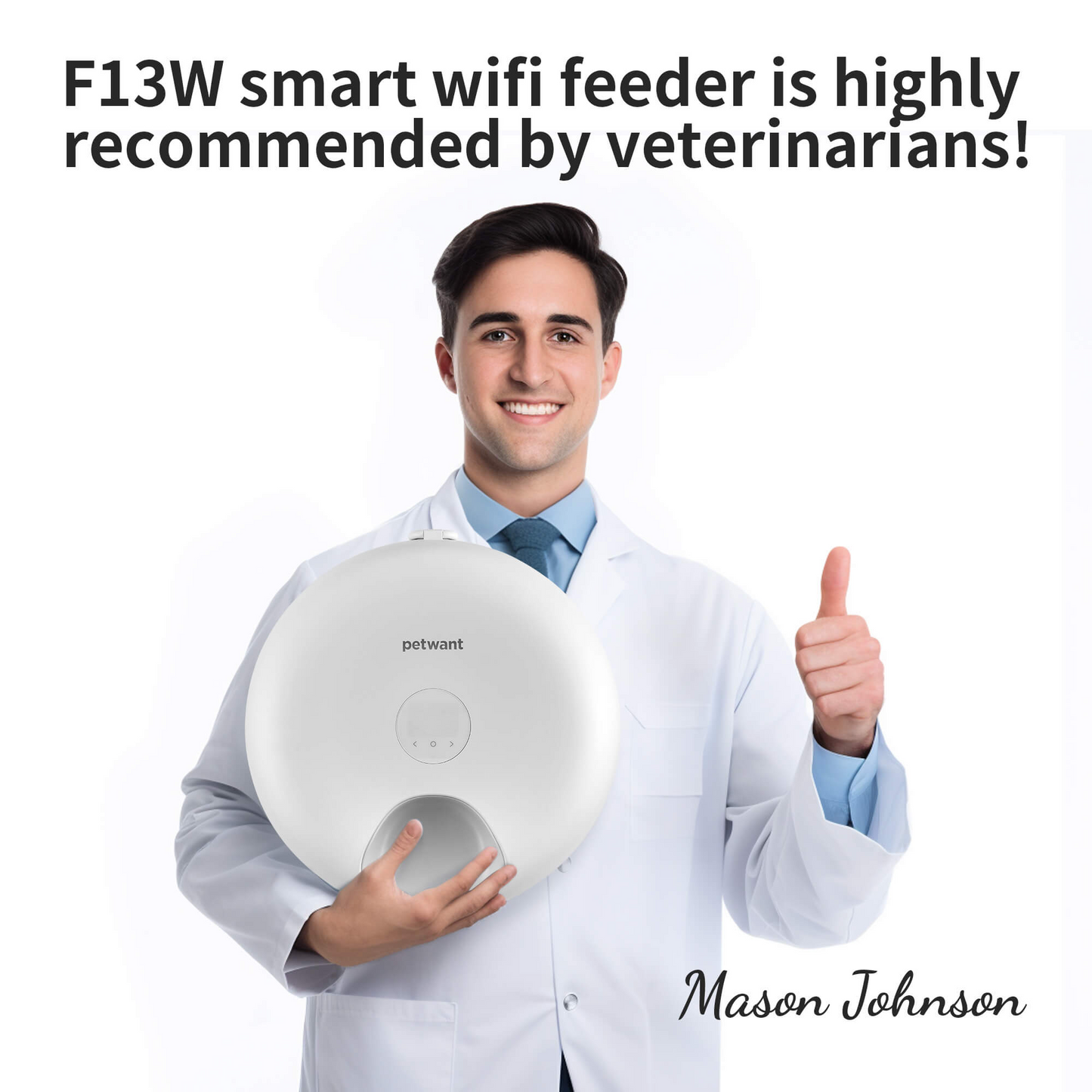 Smart 6-Meal Pet Feeder with WiFi & Ice Packs