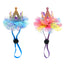 Pet Birthday Hat with Lace Crown for Dogs and Cats