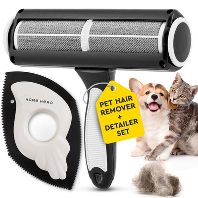 Pet Hair Remover Reusable Lint Roller - 2-Pcs