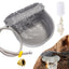 AutoFill Stainless Steel Water Dispenser for Pets (Large, Metallic Gray)