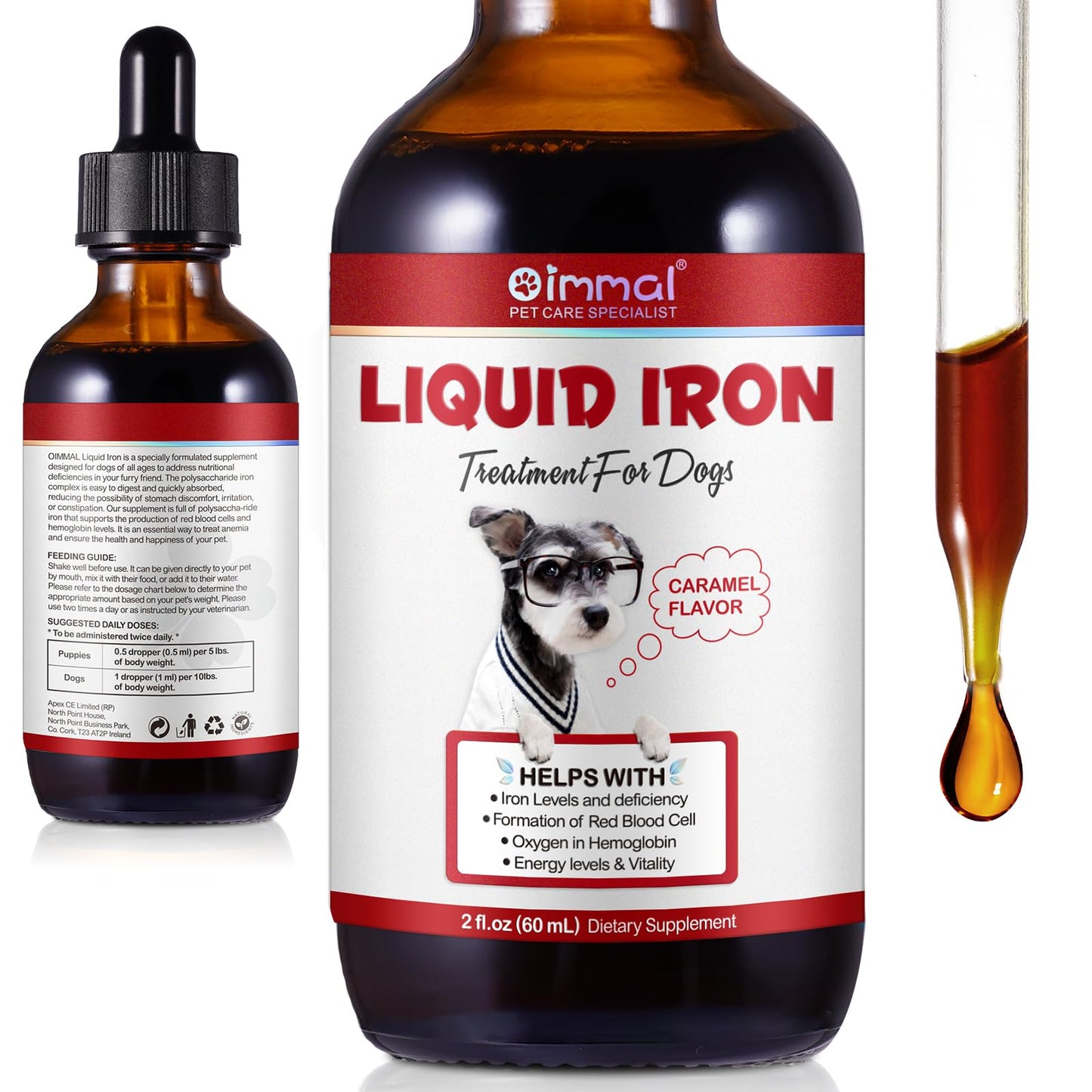 Iron Boost Liquid for Dogs with B12 & Folate
