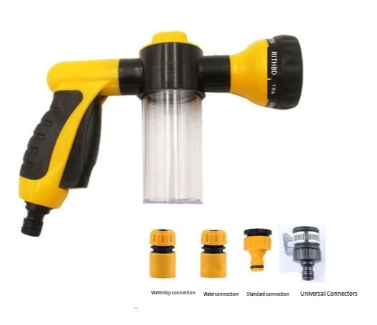 Outdoor Pet Shower Sprayer & Grooming Brush
